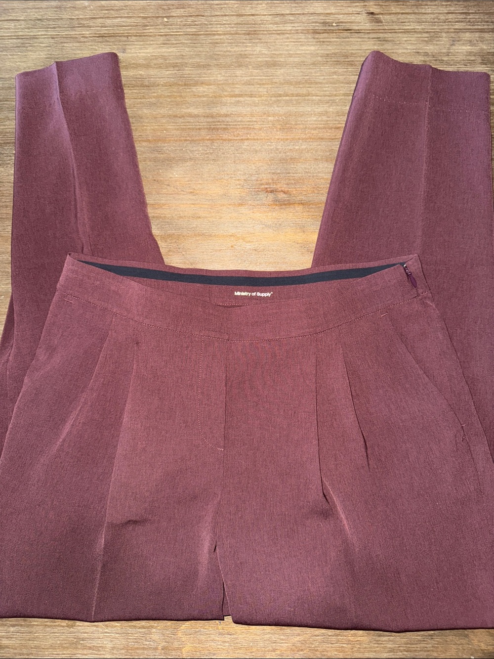 Ministry of Supply pleated trousers